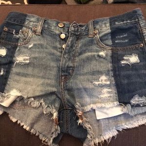 American Eagle Vintage Hi-rise festival shorts